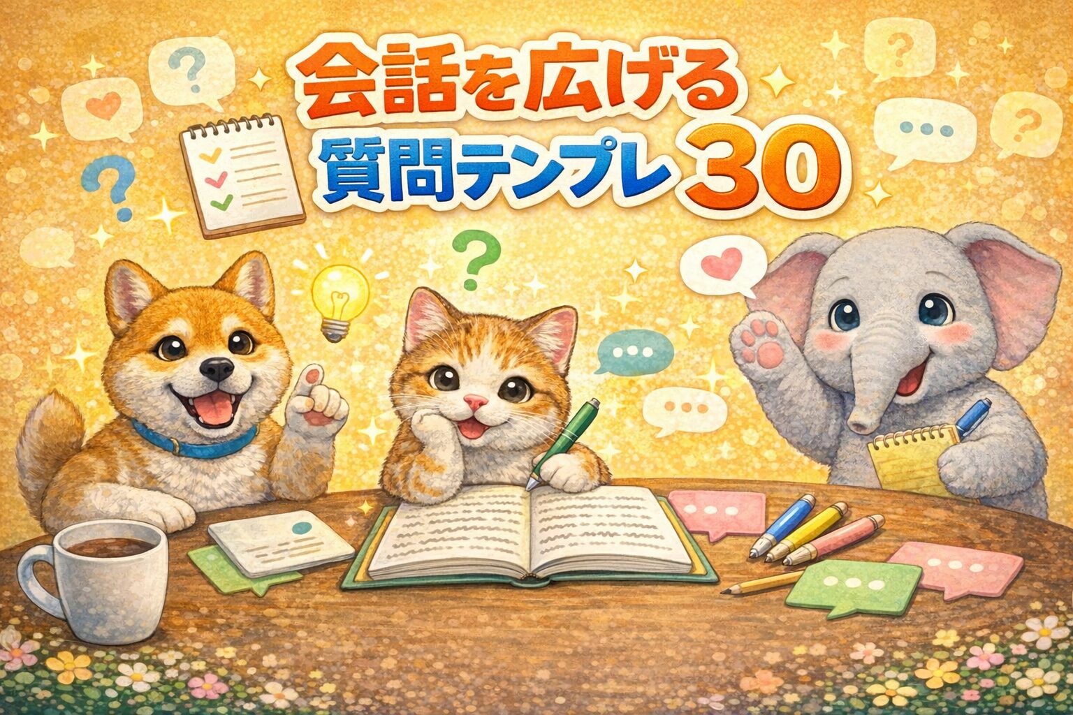 会話が盛り上がる英語質問テンプレ30