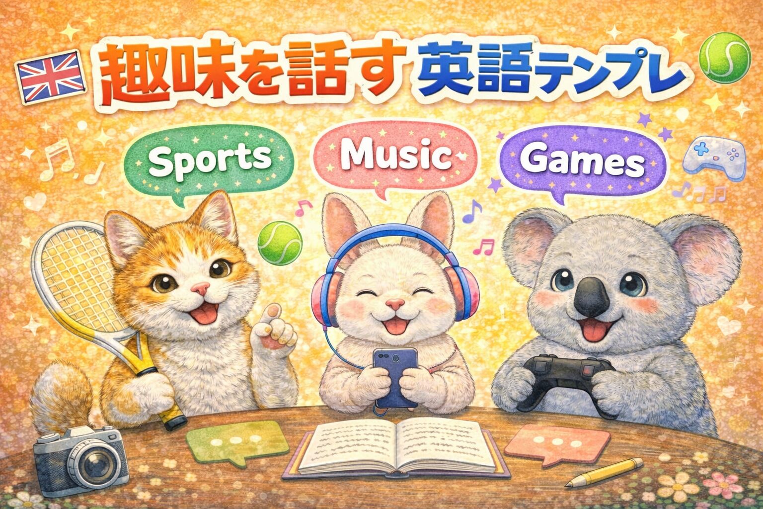 趣味を英語で話す表現と英会話のコツ