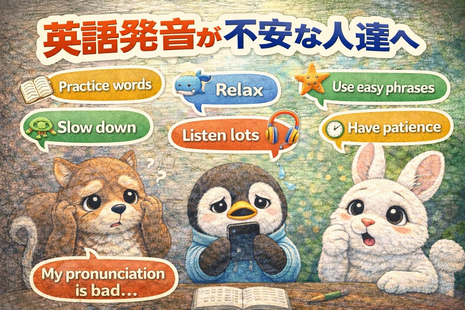 英語発音が不安な人へ｜日本人が苦手な理由と“通じる発音”の最短ルート