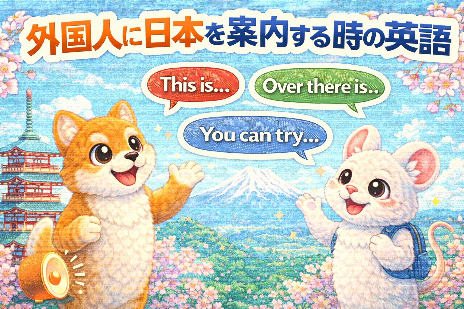 外国人に日本を案内する時の英会話フレーズ30