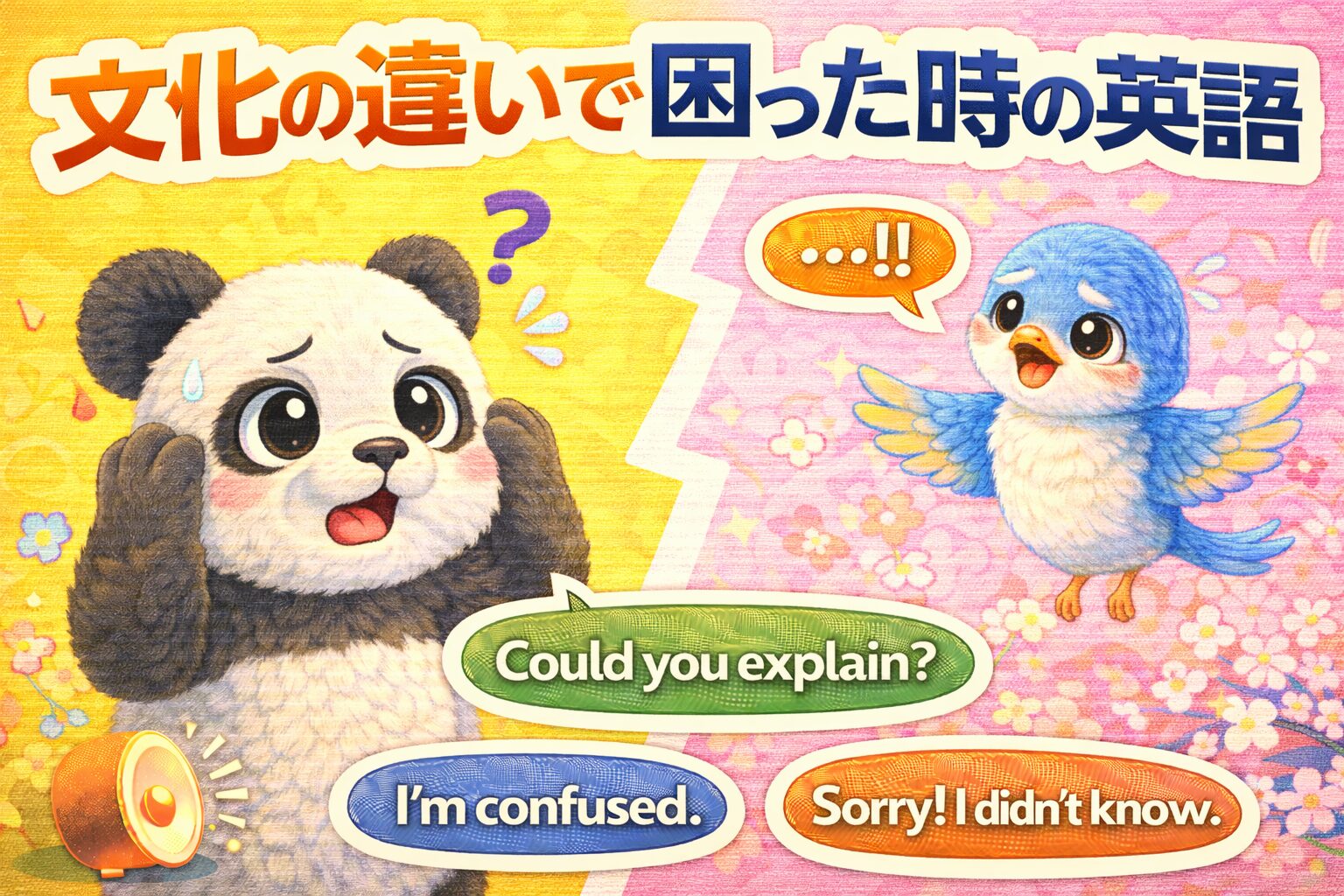 文化の違いで困った時の英語フレーズ20｜国際交流で誤解をほどく英会話