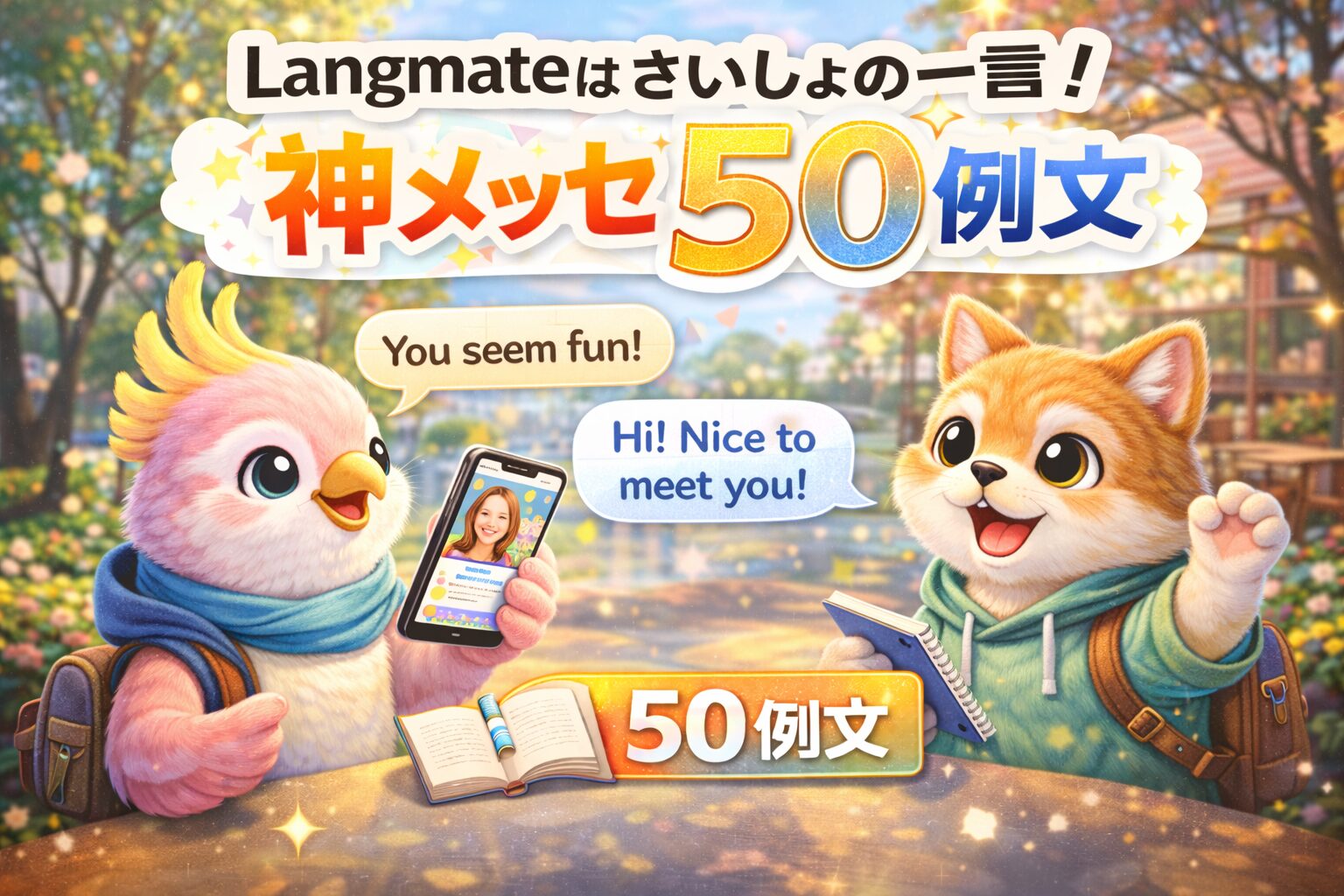 Langmateは最初の一言が重要。返信が来やすい英語チャットの“初手”を、挨拶・プロフィール反応・趣味